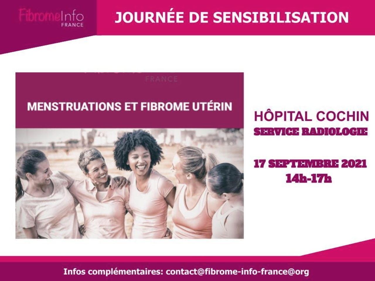 JOURNÉE DE SENSIBILISATION AU FIBROME UTÉRIN